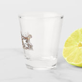 Lion Hunters Shot glass Schnapsglas (Rechts)