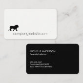 Lion Icon / Finance Visitenkarte (Vorne/Hinten)