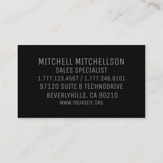 Lion II Visitenkarte (Rückseite)