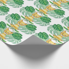 Lion Illustration Safari modern Geschenkpapier