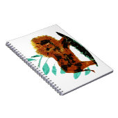 Lion Illustration Wild Animal Notizblock (Rechte Seite)