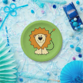 Lion Illustrations-Teller für Kinder Pappteller (Party)
