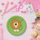 Lion Illustrations-Teller für Kinder Pappteller (Party)