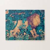 Lion in The Forest, William Morris Puzzle (Horizontal)