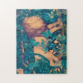 Lion in The Forest, William Morris Puzzle (Vertikal)