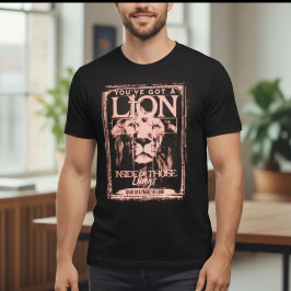 Lion in the Lungs Christian| Inspirational Praise  Tri-Blend Shirt