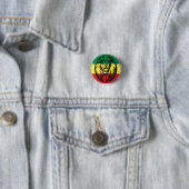 Lion Jah Rastafari Rasta Reggae Roots Button (Beispiel)