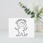 Lion Jammies Kid Postkarte (Stehend Vorderseite)