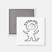 Lion Jammies von Cussdum Designs Magnet (Vorderseite/Rückseite)