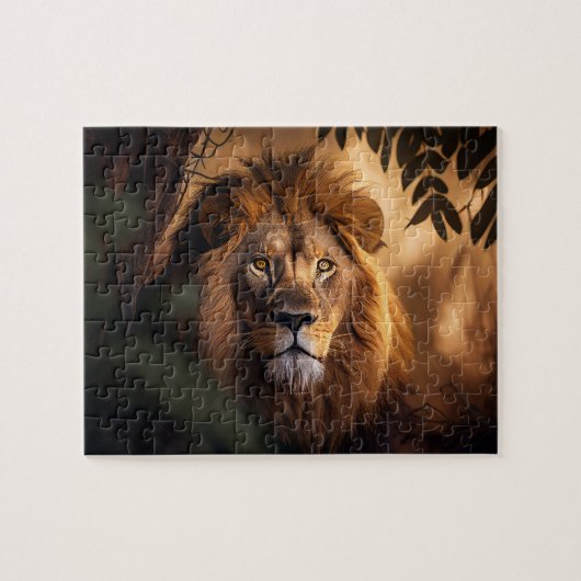 Lion Jigsaw Puzzle - Dschungel (Horizontal)