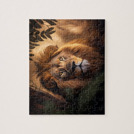 Lion Jigsaw Puzzle - Dschungel (Vertikal)