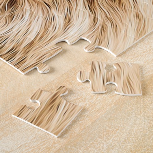 Lion Jigsaw Puzzle Face (Seite)