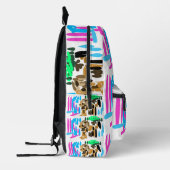 Lion joy bedruckter rucksack (Links)