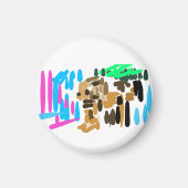 Lion joy magnet (Vorne)