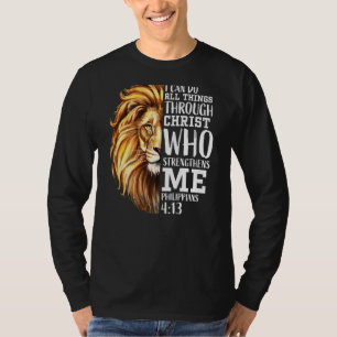 Lion Judah Christlich Religious Scripture Graphic T-Shirt
