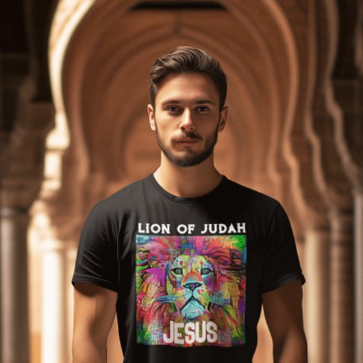 LION JUDAH JESUS CHRISTLICHE T - SHIRT