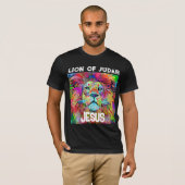 LION JUDAH JESUS CHRISTLICHE T - SHIRT (Vorne ganz)