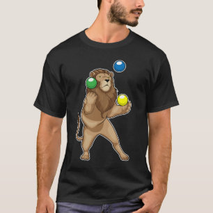 Lion Juggler Juggle T-Shirt