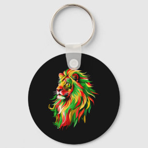 Lion Juneteenth Ancestors Melanin King Black Man A Schlüsselanhänger