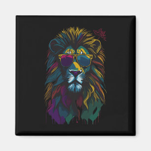 Lion Junetezehnte Coole Schwarzgeschichte Afrikas Magnet