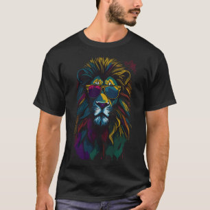 Lion Junetezehnte Coole Schwarzgeschichte Afrikas T-Shirt