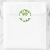 Lion Jungle Animals Greeneral Neutral Baby Shower Runder Aufkleber (Tasche)