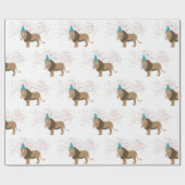 Lion Jungle Partying Animals mit Party Geschenkpapier (Flach)
