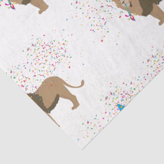 Lion Jungle Partying Animals mit Party Seidenpapier (Ausschnitt)