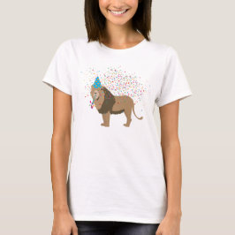 Lion Jungle Partying Animals mit Party T-Shirt