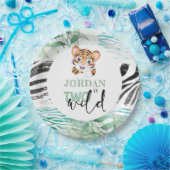 Lion Jungle Personalisiert 2. Geburtstag Pappteller (Party)