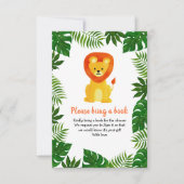 Lion Jungle Safari | Wald Buch bringen Einladung (Vorderseite)