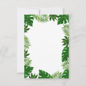 Lion Jungle Safari | Wald Buch bringen Einladung (Rückseite)