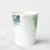 Lion Jungle Wild 2. Geburtstag Personalisiert Pappbecher (Rückseite)