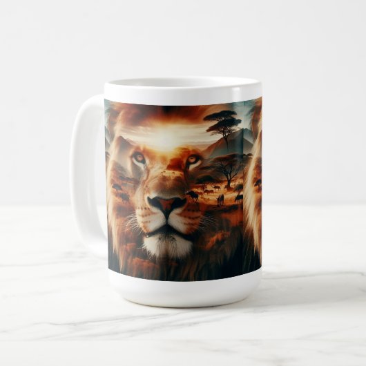 LION KAFFEETASSE (Vorderseite Links)