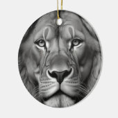 Lion Keramik Ornament (Links)