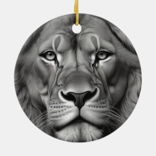 Lion Keramik Ornament (Hinten)