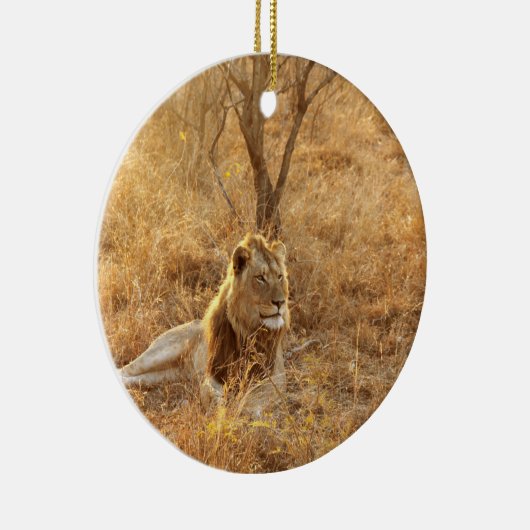 Lion Keramik Ornament (Rechts)