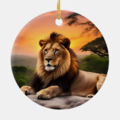 Lion Keramik Ornament (Hinten)
