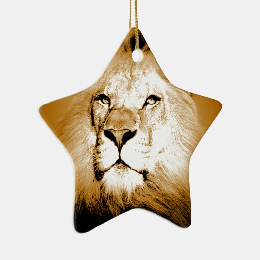 Lion Keramik Ornament (Rechts)