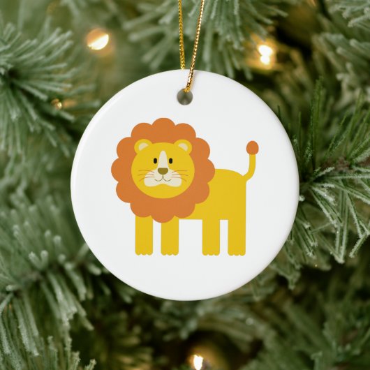 Lion Keramik Ornament (Baum)