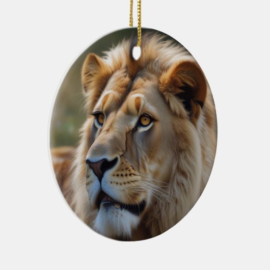 Lion Keramik Ornament (Rechts)