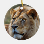 Lion Keramik Ornament (Vorne)