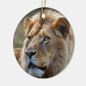 Lion Keramik Ornament (Links)