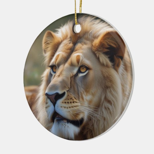 Lion Keramik Ornament (Links)