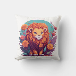 Lion Kinderzimmer Art Kissen