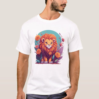Lion Kinderzimmer Art T-Shirt