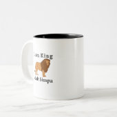 Lion King Adult Simpa Zweifarbige Tasse (Vorderseite Links)