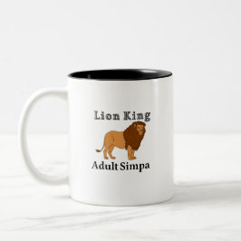 Lion King Adult Simpa Zweifarbige Tasse