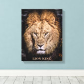 LION KING ART LEINWANDDRUCK (Insitu (Holzboden))