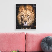 LION KING ART LEINWANDDRUCK (Insitu (Wohnzimmer))